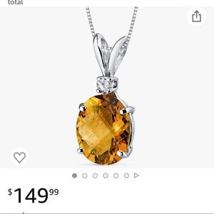 Peora Citrine necklace